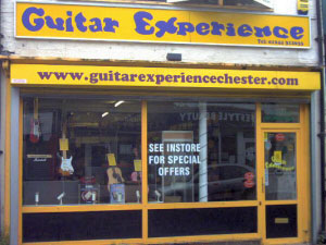 Guitar Experience shop, Chester